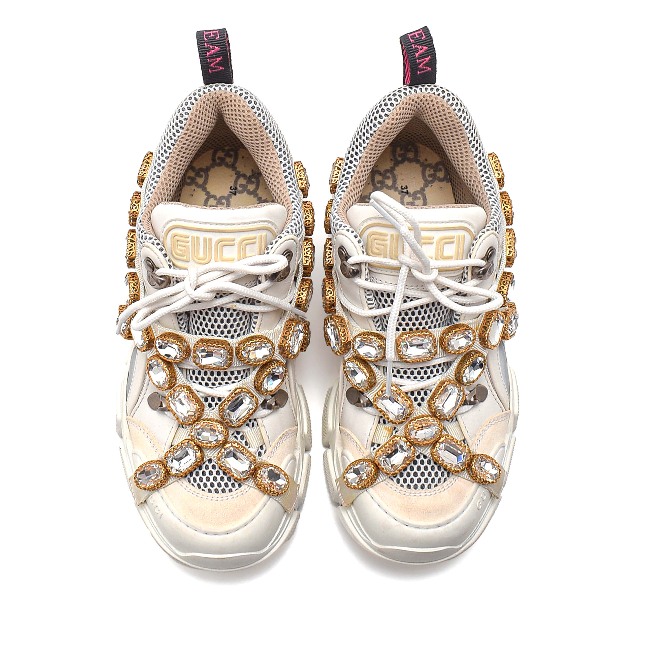 Gucci - Flashtrek Sneaker  Removable Crystals Sneakers